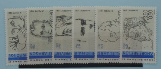 France Stamps, 1991, SG3013-3018, Mint image 0