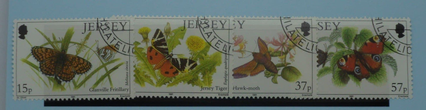 Jersey Stamps, 1991, SG554-557, Used image 0