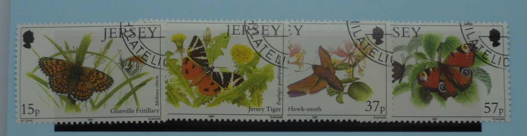 Jersey Stamps, 1991, SG554-557, Used image 0