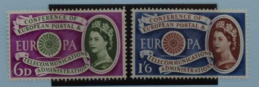 Great Britain Stamps, 1960, SG621-622, Mint image 0
