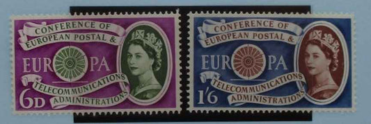 Great Britain Stamps, 1960, SG621-622, Mint image 0