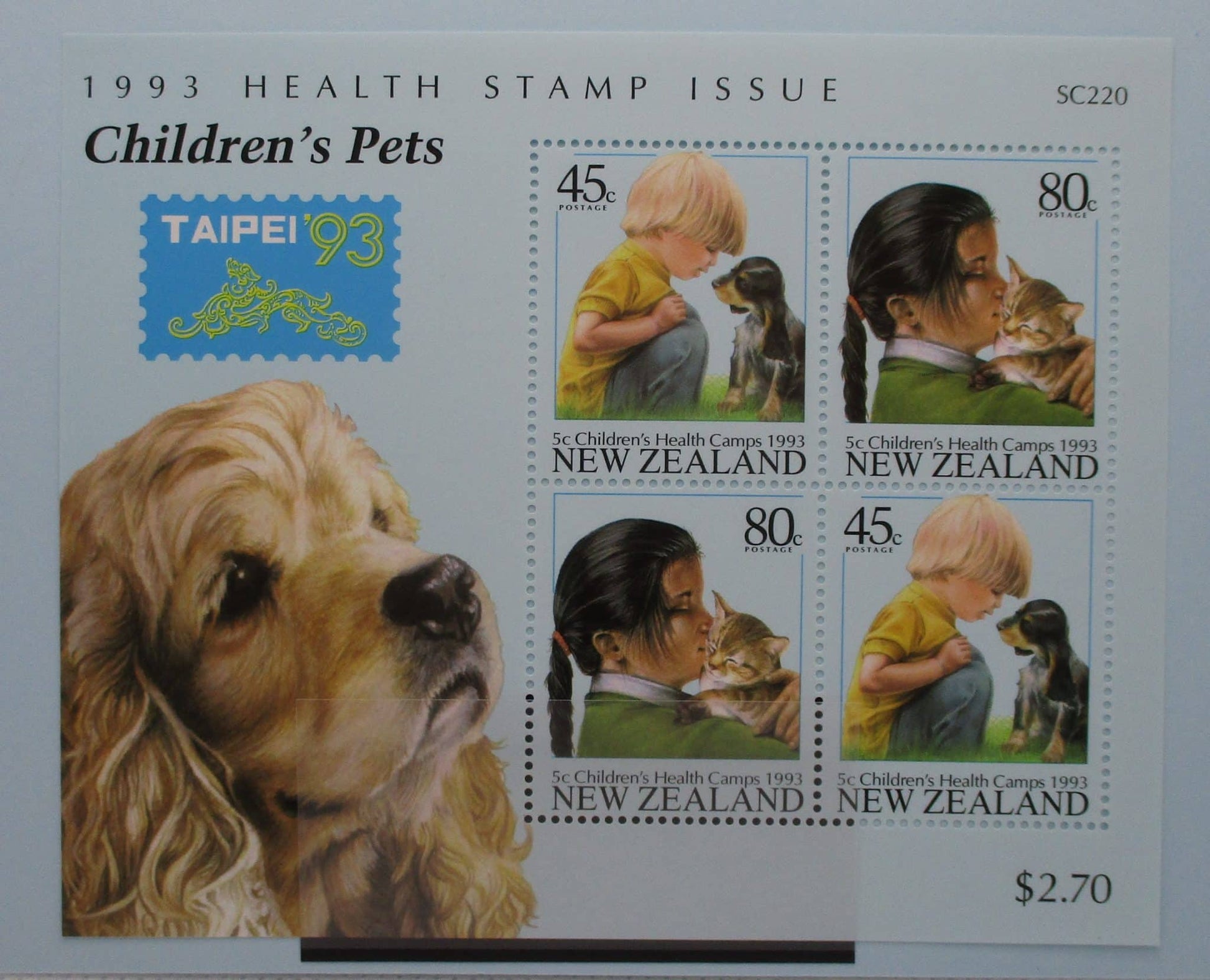 New Zealand Stamps, 1993, MS1744,  Mint image 0