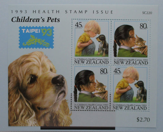 New Zealand Stamps, 1993, MS1744,  Mint image 0