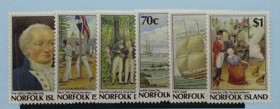 Norfolk Islands Stamps, 1988, SG438-443, Mint image 0