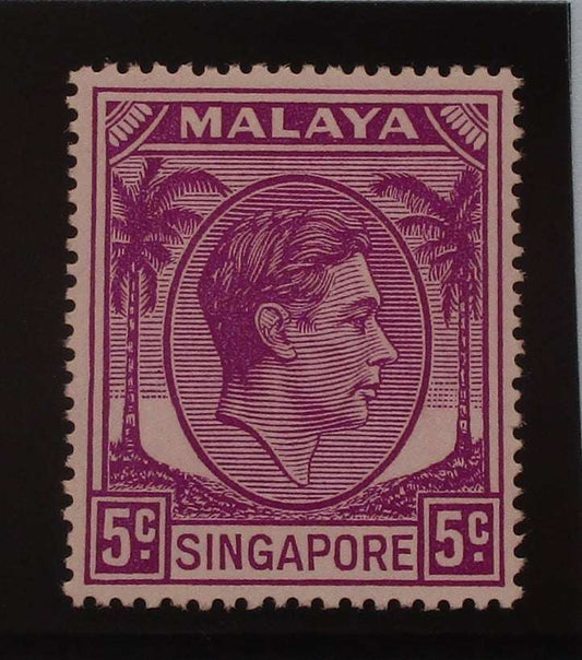 Singapore Stamps, 1948-52, SG19a, Mint image 0