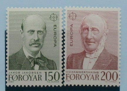 Faroe Islands Stamps, 1980, SG52-53, Mint image 0