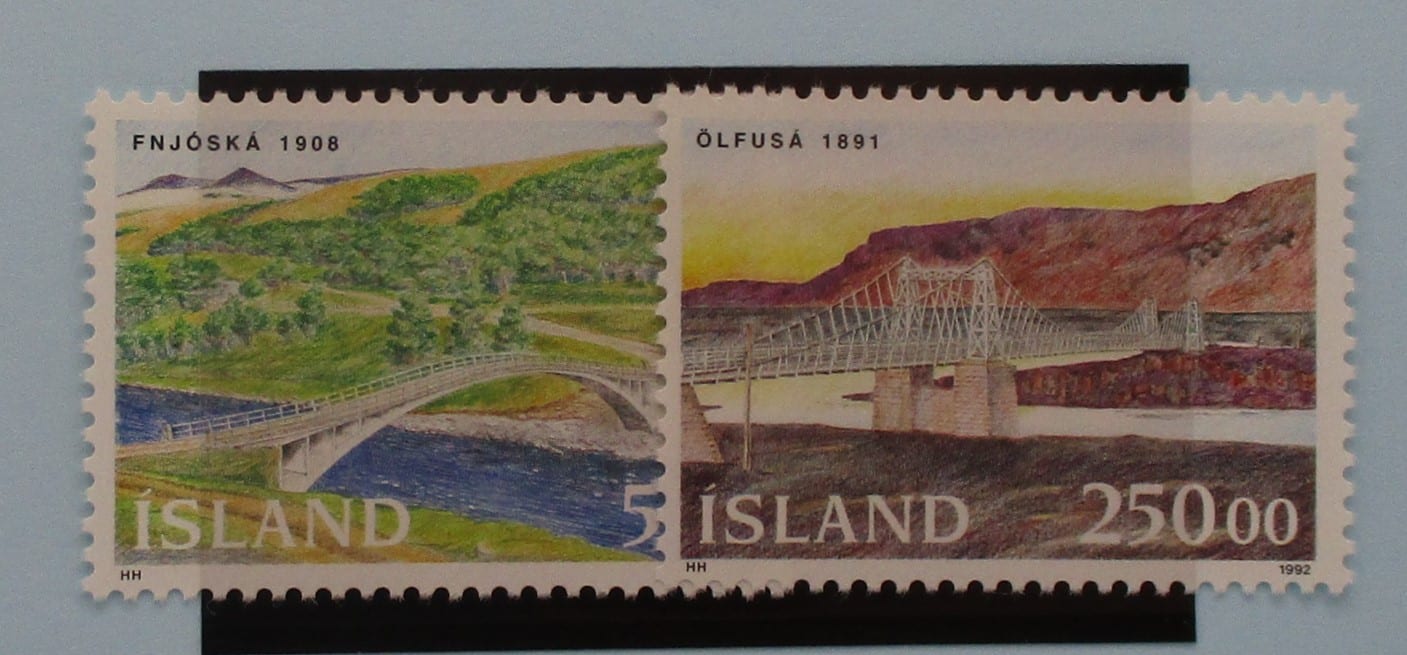 Iceland Stamps, 1992, SG790-791, Mint image 0