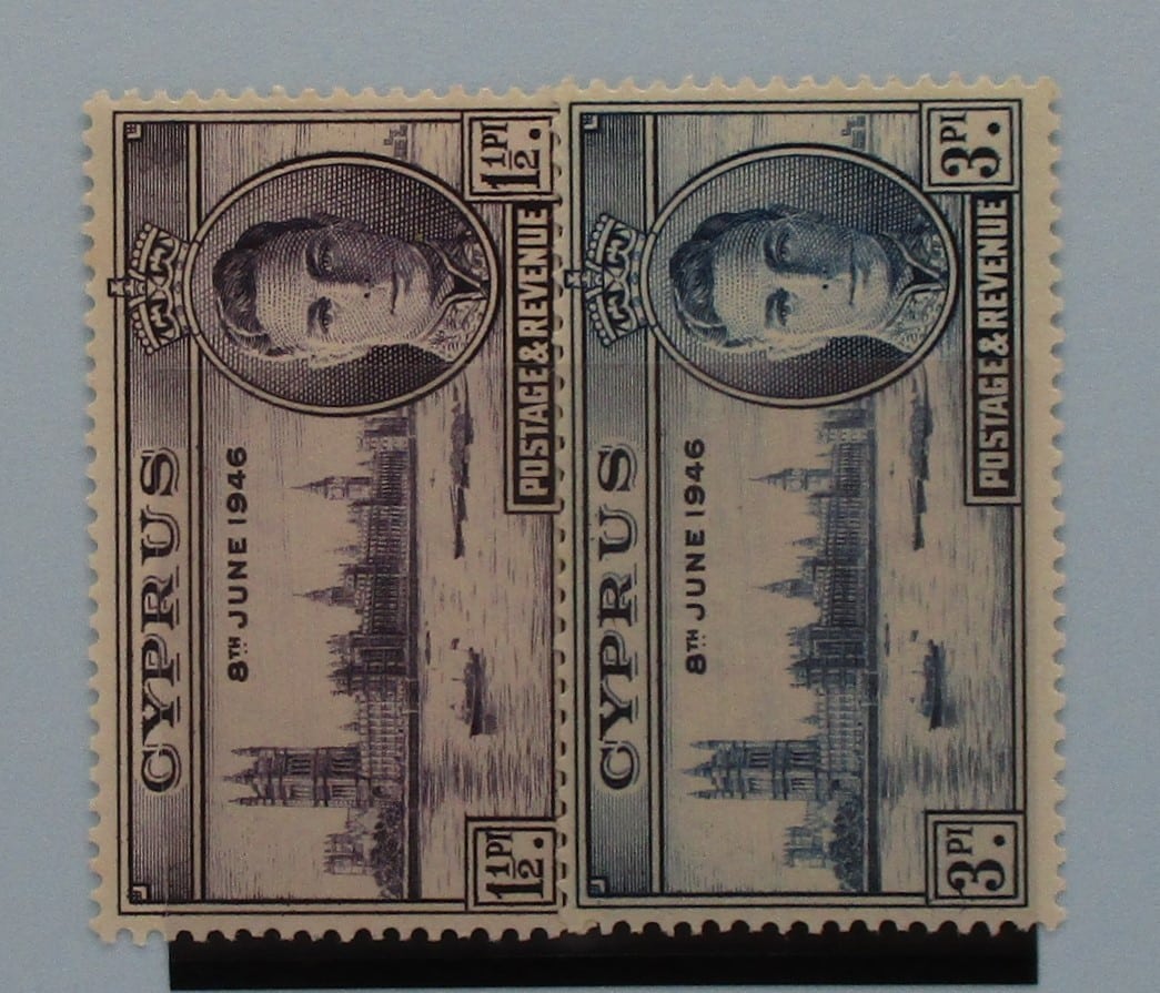 Cyprus Stamps, 1946, SG164-165, Mint image 0