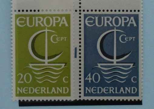 Netherlands Stamps, 1966, SG1017-1018,  Mint image 0