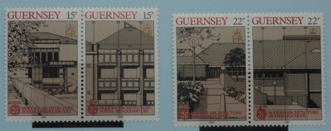 Guernsey Stamps, 1987, SG394a, SG396a, Mint image 0
