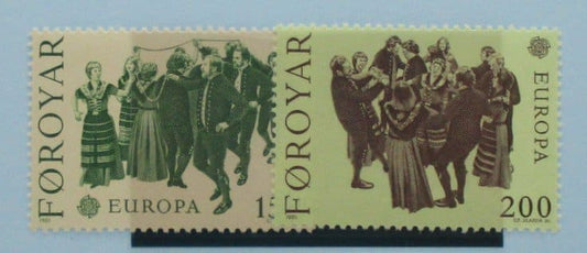 Faroe Islands Stamps, 1981, SG62-63, Mint image 0