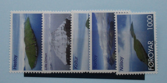 Faroe Islands Stamps, 1999-2004, SG370-374, Mint image 0