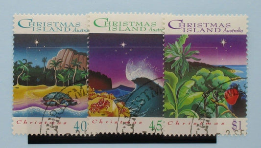 Christmas Island Stamps, 1993, SG382-384, Used image 0