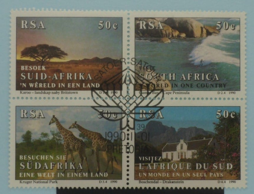 South Africa Stamps, 1990, SG714a, Used image 0