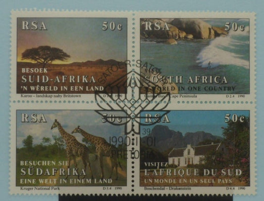 South Africa Stamps, 1990, SG714a, Used image 0
