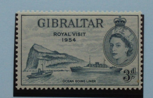 Gibraltar Stamps, 1954, SG159, Mint image 0