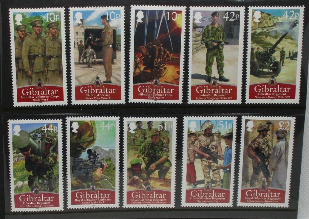 Gibraltar Stamps, 2008, SG1292-1301, Mint image 0
