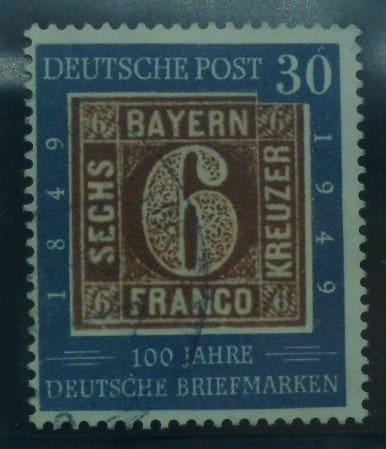 West Germany Stamp, 1949, SG1037, Used image 0