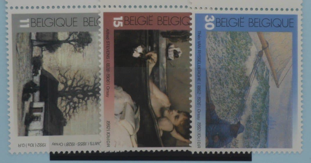 Belgium Stamps, 1992, SG3130-3132, Mint image 0