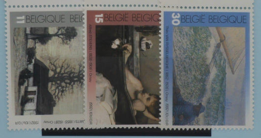 Belgium Stamps, 1992, SG3130-3132, Mint image 0