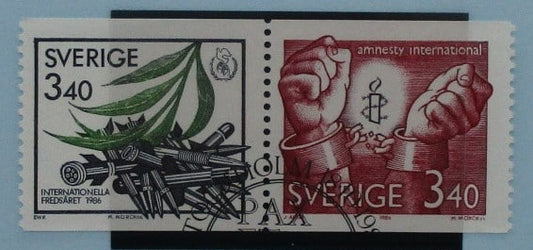 Sweden Stamps, 1986, SG1315a, Used image 0