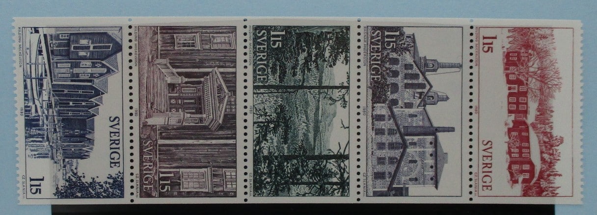 Sweden Stamps, 1980, SG1042-1046, Mint image 0