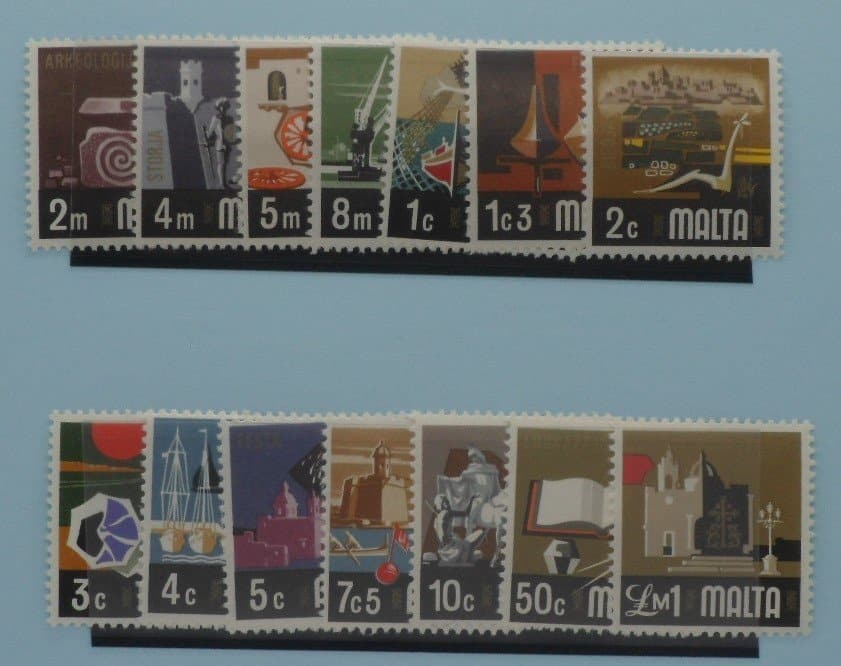 Malta Stamps, 1973-76, SG486-499, Mint image 0