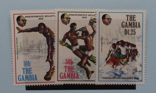 Gambia Stamps, 1978, SG394-396, Mint image 0