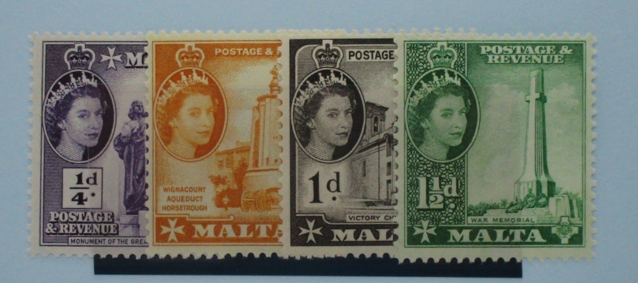 Malta Stamps, 1956-58, SG266-269, Mint image 0
