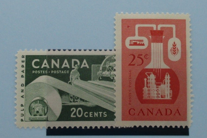 Canada Stamps, 1956, SG488-489, Mint image 0