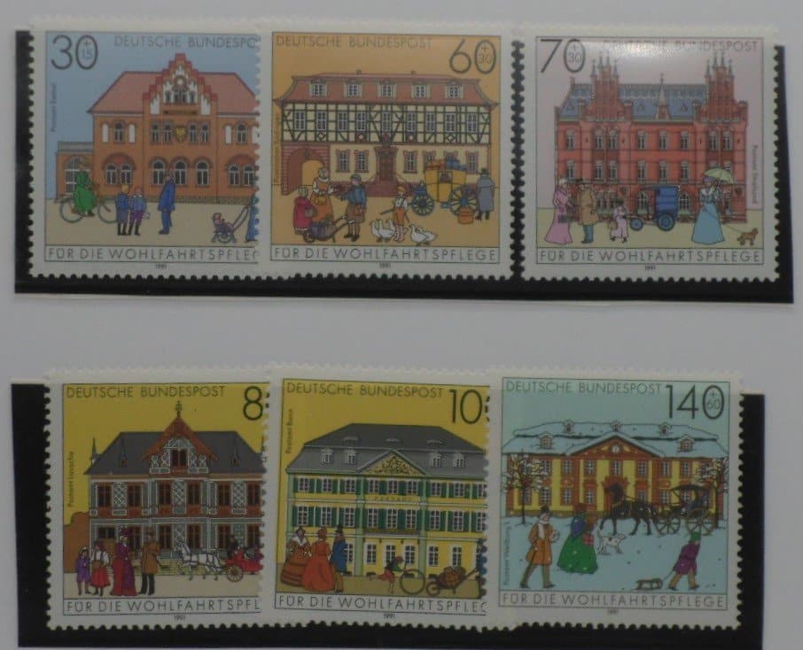 Germany Stamps, 1991, SG2415-2420, Mint image 0