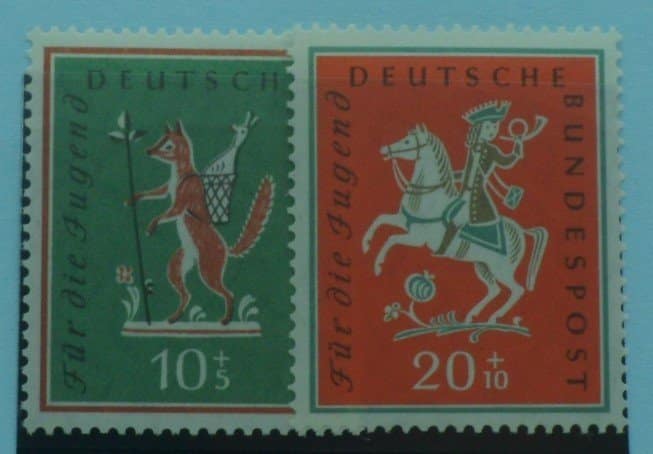 West Germany Stamps, 1958, SG1204-1205, Mint image 0