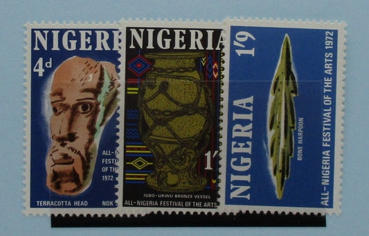 Nigeria Stamps, 1972, SG277-279, Mint image 0