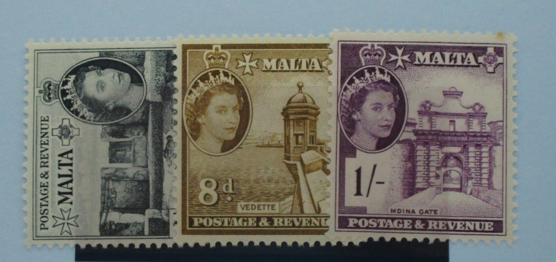 Malta Stamps, 1956-58, SG274-276, Mint image 0