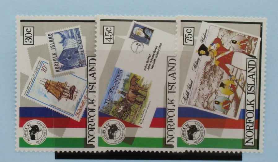Norfolk Islands Stamps, 1984, SG343-345, Mint image 0