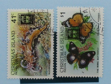 Christmas Island Stamps, 1989, SG283-284, Used image 0