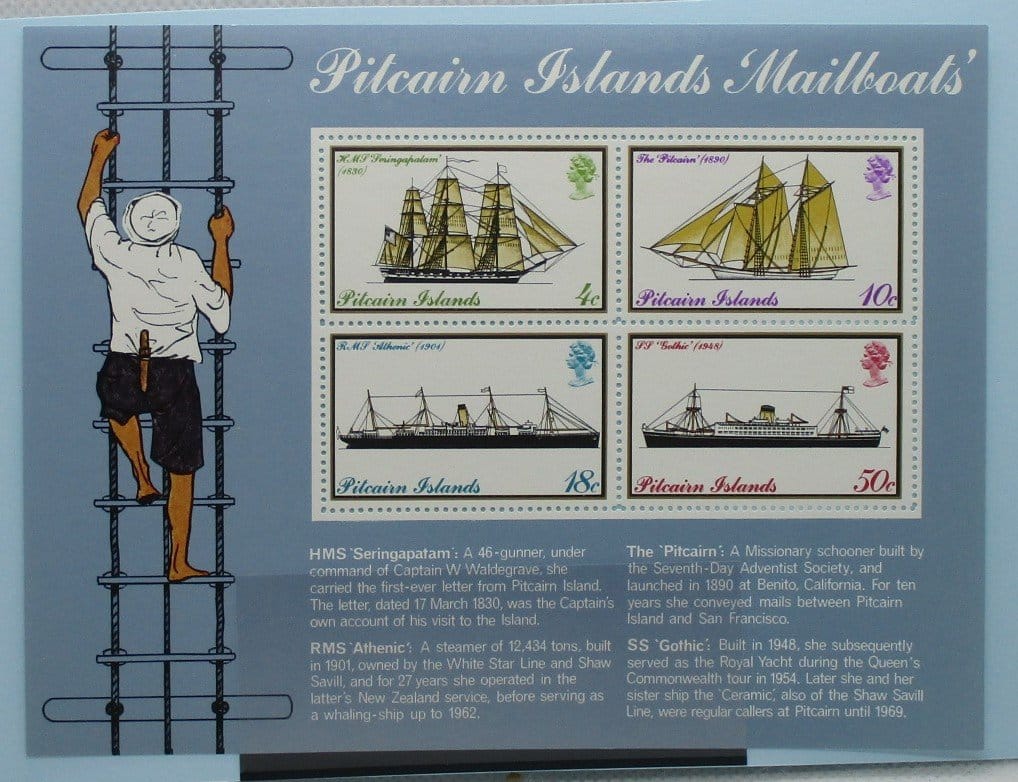 Pitcairn Islands Stamps, 1975, MS161, Mint image 0