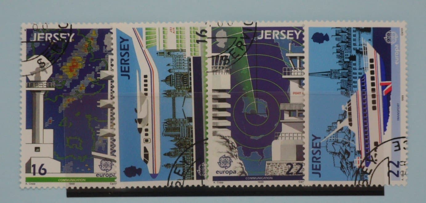 Jersey Stamps, 1988, SG443-446, Used image 0