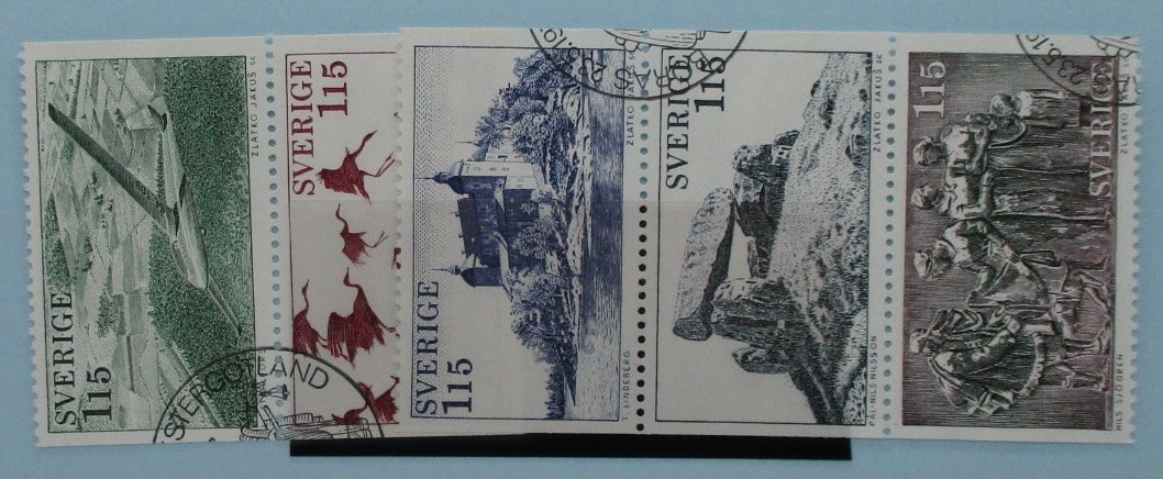 Sweden Stamps, 1978, SG965-969, Used image 0