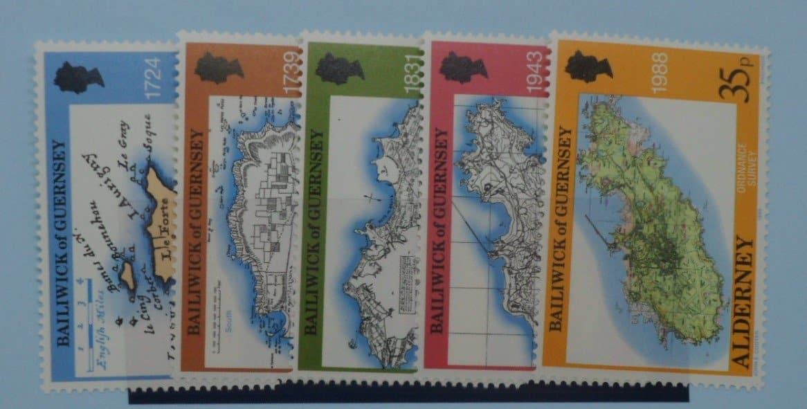 Alderney Stamps, 1989, SGA37-A41, Mint image 0