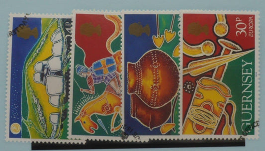 Guernsey Stamps, 1994, SG634-637, Used. image 0