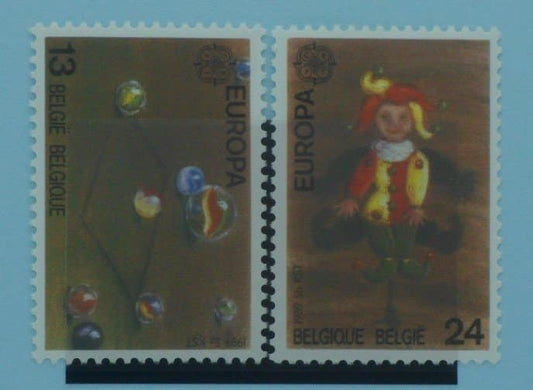 Belgium Stamps, 1989, SG2983-2984, Mint image 0
