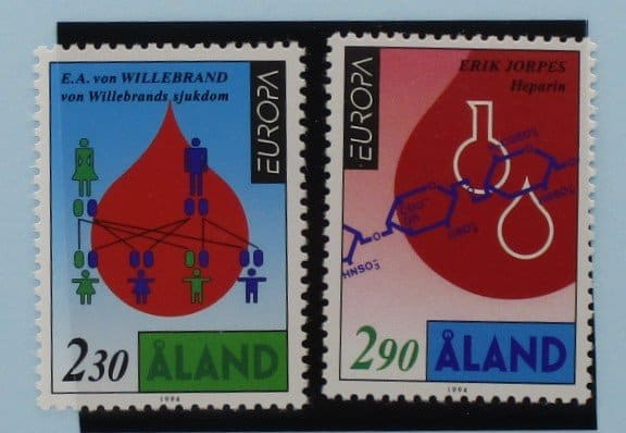 Aland Islands Stamps, 1994, SG85-86, Mint image 0