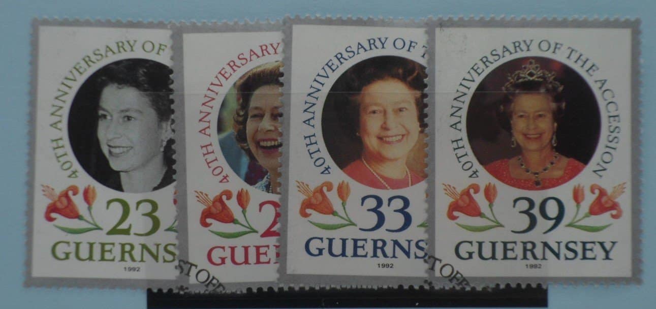 Guernsey Stamps, 1992, SG552-555, Used image 0