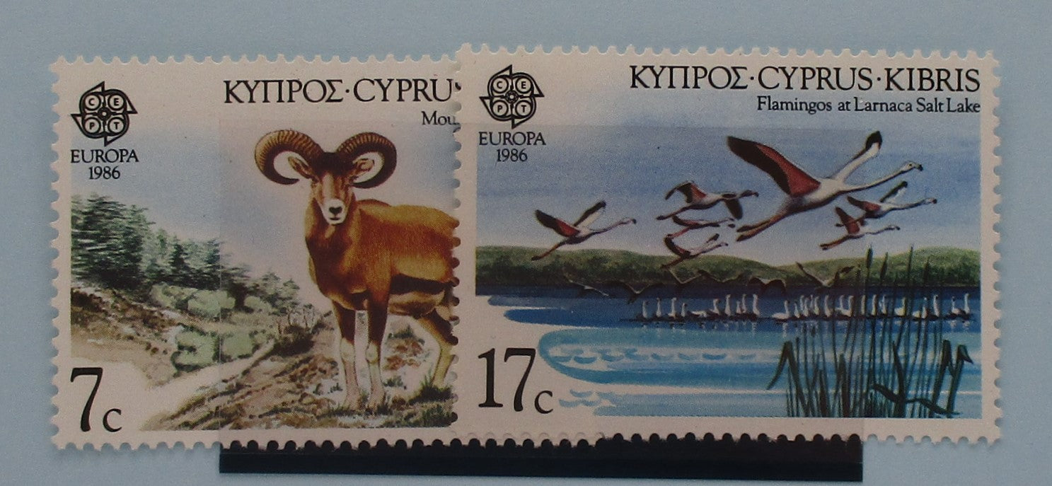 Cyprus Stamps, 1986, SG678-679, Mint image 0
