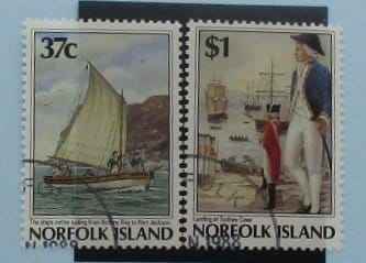 Norfolk Islands Stamps, 1988, SG436-437, Used image 0
