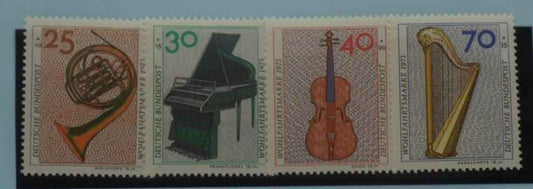 West Germany Stamps, 1973, SG1674-1677, Mint image 0