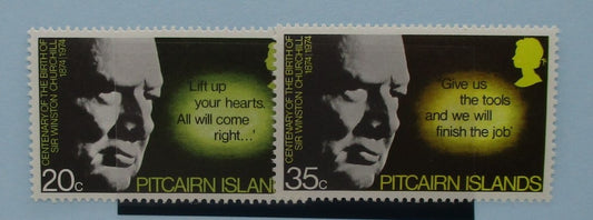 Pitcairn Islands Stamps, 1974, SG155-156, Mint image 0