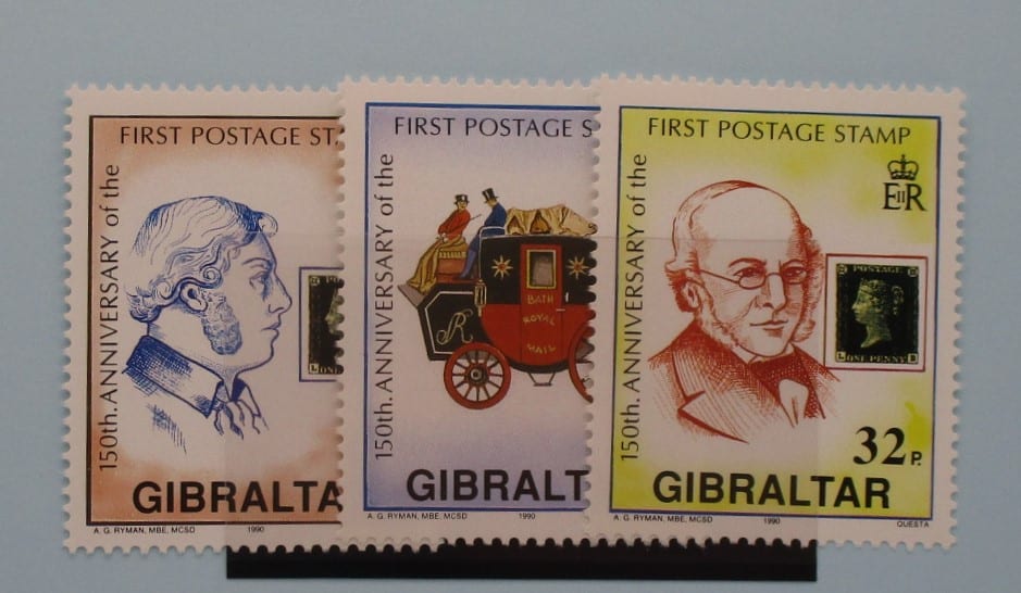 Gibraltar Stamps, 1990, SG634-636, Mint image 0