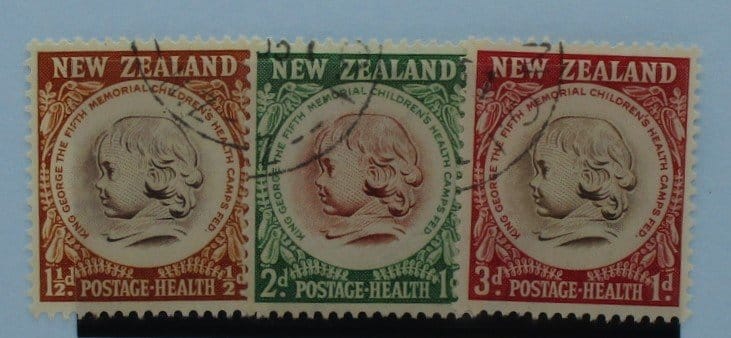 New Zealand Stamps, 1955, SG742-744, Used image 0